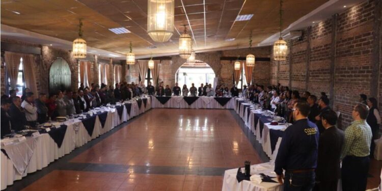 Día de conformación de la comisión de recepción de expedientes en Huehuetenango. / Foto: Gobernación de Huehuetenango.