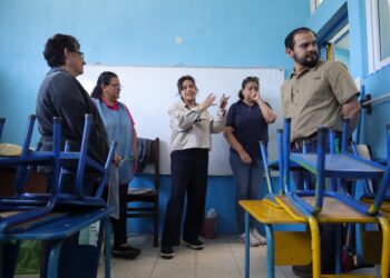 Revisan remozamiento en escuelas de la zona 6 capitalina. /Foto: CIV