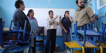 Revisan remozamiento en escuelas de la zona 6 capitalina. /Foto: CIV