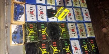 Reportan el decomiso de 500 paquetes con posible cocaína en Coatepeque, Quetzaltenango
