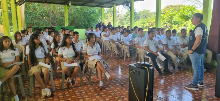 MSPAS capacita a docentes y estudiantes de Suchitepéquez sobre el cuidado de la salud. / Foto. MSPAS.