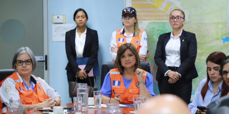 Presidenta en funciones ordenó a Conred gestionar el apoyo internacional por incendio en volcán de Agua