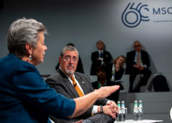 Presidente destaca aumento de visas temporales para una migración segura. / Foto: Daniel Hernández.