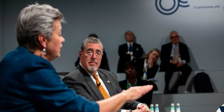 Presidente destaca aumento de visas temporales para una migración segura. / Foto: Daniel Hernández.