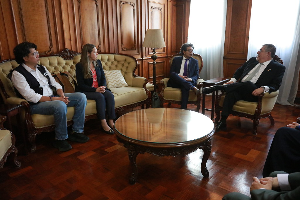 Reunión con el presidente Bernardo Arévalo.