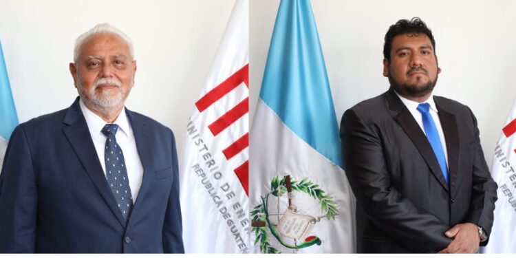 Viceministros de Desarrollo Sostenible y Área Energética. / Foto: MEM.