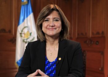 Vicepresidenta Karin Herrera en entrevista para el Canal Once de México. /Foto: Gobierno de Guatemala