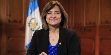 Vicepresidenta Karin Herrera en entrevista para el Canal Once de México. /Foto: Gobierno de Guatemala