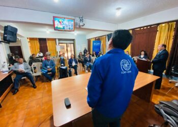 Primera reunión ordinaria de la Mesa Departamental de Migración y Seguridad Humana en San Marcos