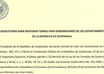 Totonicapán da cumplimiento a conformación de comisión para recibir expedientes de aspirantes a gobernadores