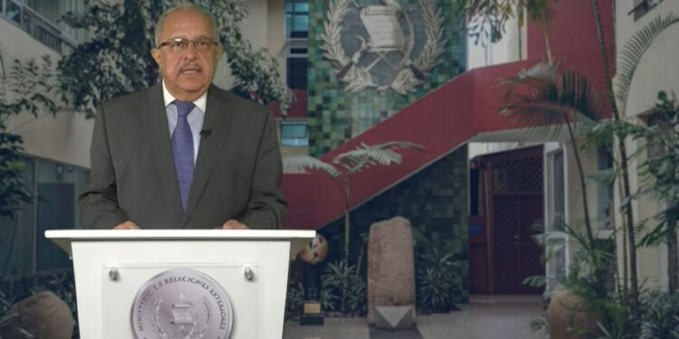 Canciller Carlos Martínez se dirigió al Consejo Permanente de la OEA. /Foto: Captura de pantalla, OEA.