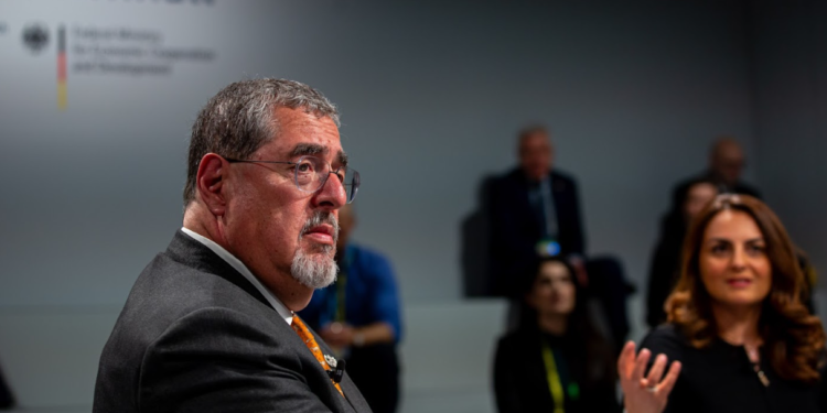 Presidente Arévalo en la Conferencia de Seguridad en Múnich, Alemania. / Foto: Gobierno de Guatemala.