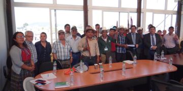 Reunión entre la GAE y pueblo chortí. / Foto: GAE.