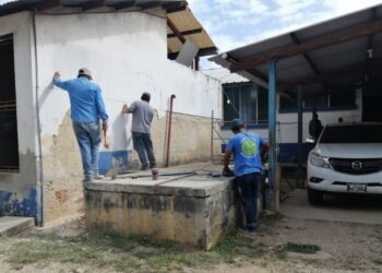 Avanzan trabajos para mejorar el Centro de Atención Permanente en La Libertad, Petén