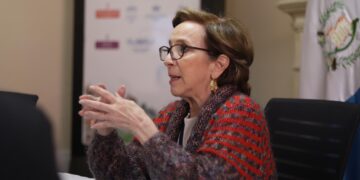 Mireya Palmieri, titular de la SESAN. /Foto: SESAN