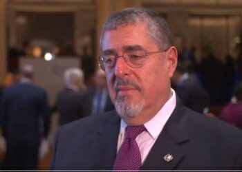 El presidente Bernardo Arévalo en la conferencia de Múnich, / Foto: DW Español.