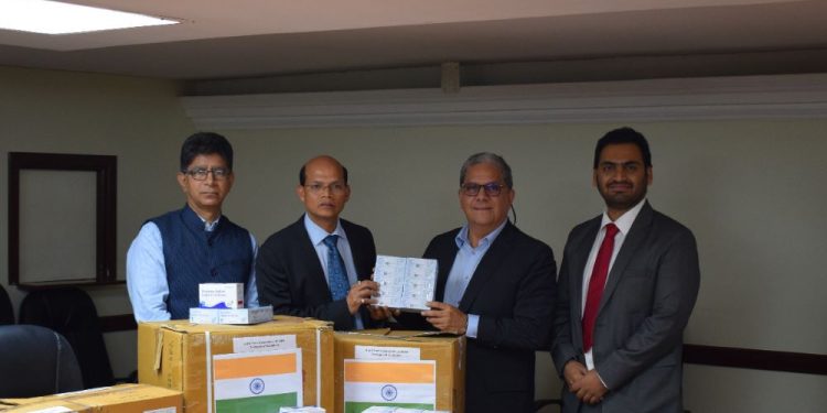 MSPAS recibe donativo de medicamentos por parte del Gobierno de la India