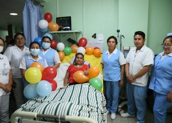 Doña Olga superó el síndrome de Guillain-Barré después de batallar casi tres meses