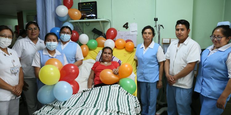 Doña Olga superó el síndrome de Guillain-Barré después de batallar casi tres meses