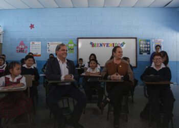 Ministros de Educación y Salud presentan Programa de Salud Escolar. / Foto: MSPAS.