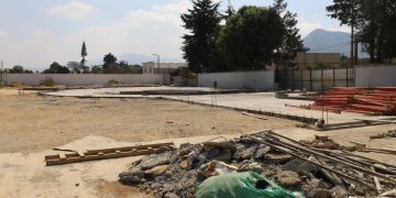 Escuela bicentenario abandonada en Parramos, Chimaltenango.