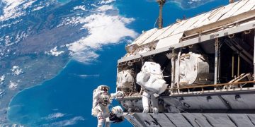 Estación Espacial Internacional. / Foto: National Geographic.