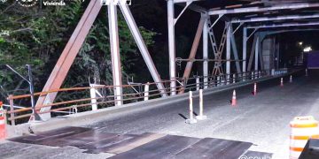 Paso por kilómetro 162 de ruta al Atlántico estará cerrado parcialmente por avances de trabajos en puente El Arenal