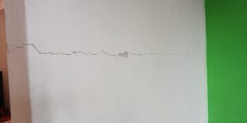 Sismo causó daños en la Academia de Lenguas Mayas de Uspantán, Quiché. /Foto: Conred