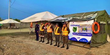 Puestos de socorro habilitados en las principales carreteras del país. /Foto: Ejército de Guatemala