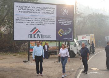 Rehabilitación de la ruta CA-8 El Molino, San Cristóbal, Jutiapa. /Foto: CIV