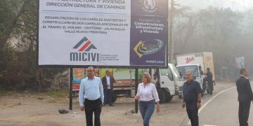 Rehabilitación de la ruta CA-8 El Molino, San Cristóbal, Jutiapa. /Foto: CIV