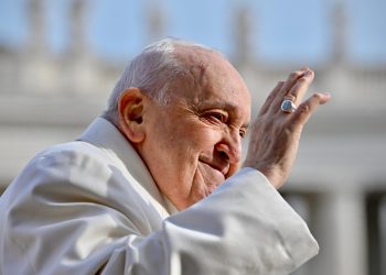 Papa Francisco, durante audiencia de este miércoles. / Foto: EFE.