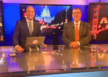 Presidente Bernardo Arévalo en entrevista para El Informativo USA de NTN24.