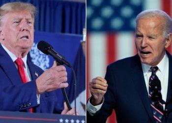 Trump y Biden disputan la presidencia de Estados Unidos este año. Foto: France 24.