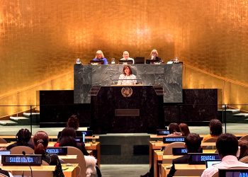 Vicepresidenta Karin Herrera.