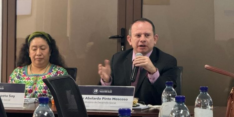 Titular del Mides, Abelardo Pinto. /Foto: AGN