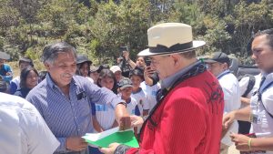 Presidente Arévalo se comprometió una vez más con la educación. / Foto: SCSP.