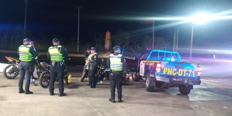 Operativos nocturnos de la PNC reducen significativamente las carreras clandestinas