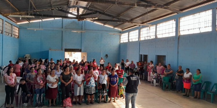 Capacitan a mujeres para erradicar la violencia sexual en San Pedro Pinula, Jalapa