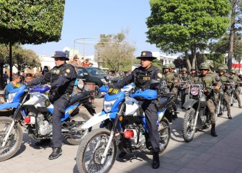 Reafirman compromiso con la seguridad de los huehuetecos
