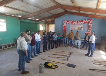 Desarrollan taller de técnicas básicas de control y liquidación de incendios forestales en San Carlos Alzatate, Jalapa