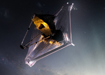 Telescopio James Webb ayuda a estudiar más a fondo esta galaxia y más. / Foto: NASA-GSFC, Adriana M. Gutierrez (CI Lab).