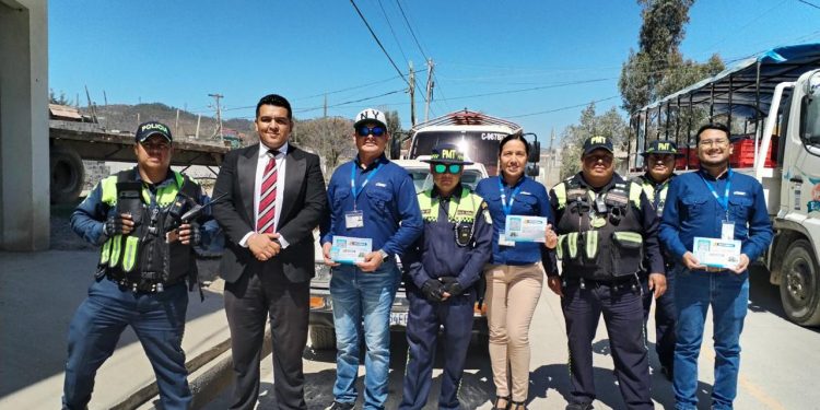 Verifican el documento de circulación en Huehuetenango