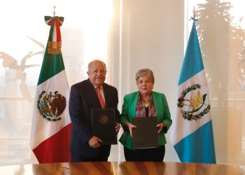 Cancilleres de Guatemala y México se reúnen para tratar temas de interés bilateral