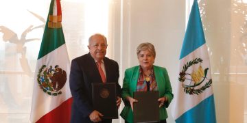 Cancilleres de Guatemala y México se reúnen para tratar temas de interés bilateral