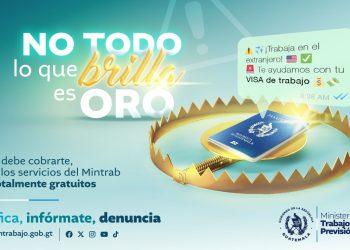 La campaña que impulsa el Mintrab para evitar estafas por visas temporales.