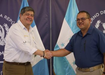 Encuentro entre Guatemala y Honduras, cooperación en seguridad