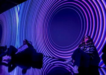 Museo futurista pone a prueba a los espectadores. / Foto: EFE.