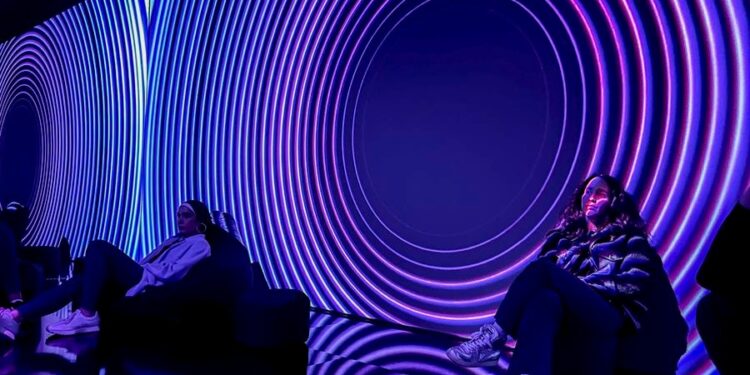 Museo futurista pone a prueba a los espectadores. / Foto: EFE.