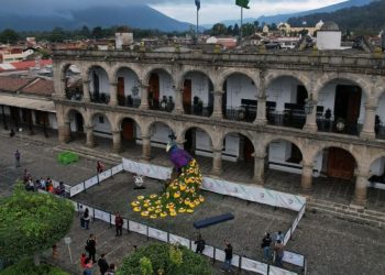 Palacio de loAyuntamiento de Antigua Guatemala. / Foto: Festival de las flores.